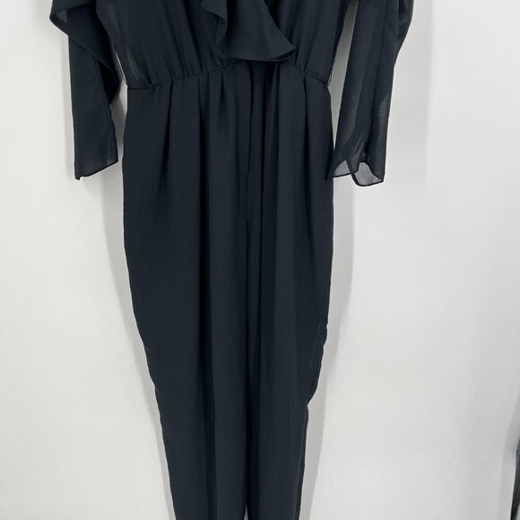 Vintage Michael Maiello for Pat Richards Black Jumpsuit Size 10 1970's - Picture 9 of 16